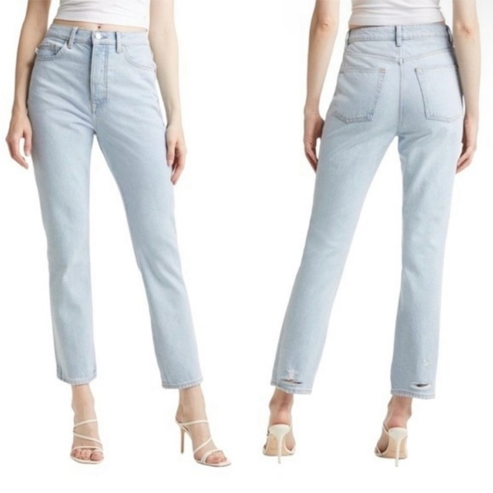 NWT Revolve Lovers + Friends Reece High Waist Straight Leg Jeans, Size 27